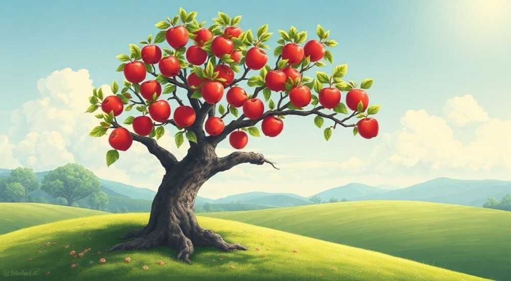 Как выглядит яблоня мечта