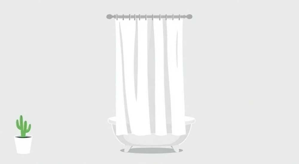 Как выпрямить шторку для ванной