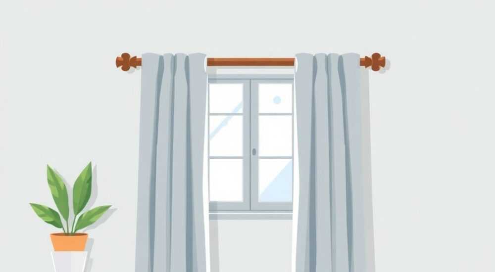 Как высоко вешать карниз для штор