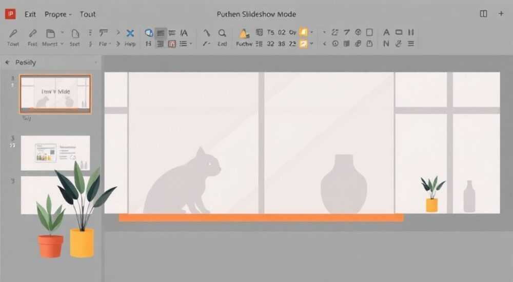 Как выйти из режима просмотра презентации в powerpoint