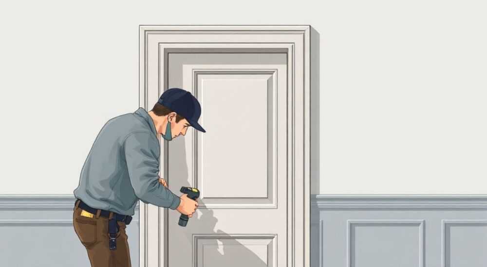 Как заделать щели в наличниках дверей