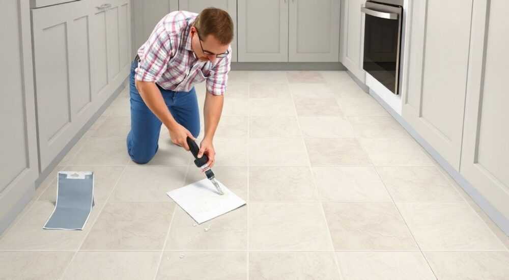 Как заделать швы плитки на кухне