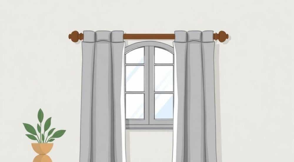 Как закрепить карниз круглый для штор