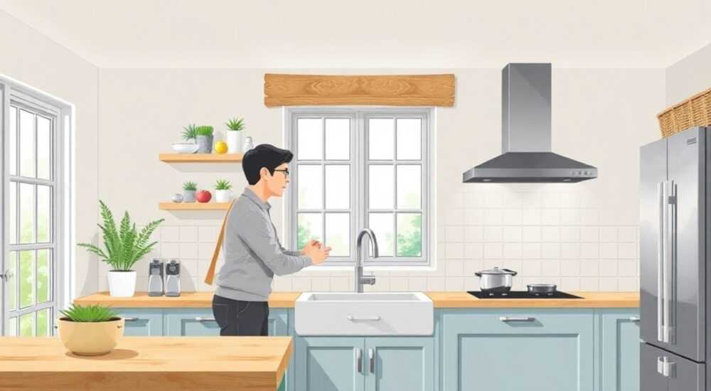Как закрепить кухонный карниз
