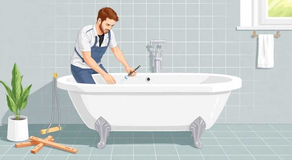 Как закрепить пластиковую ванну