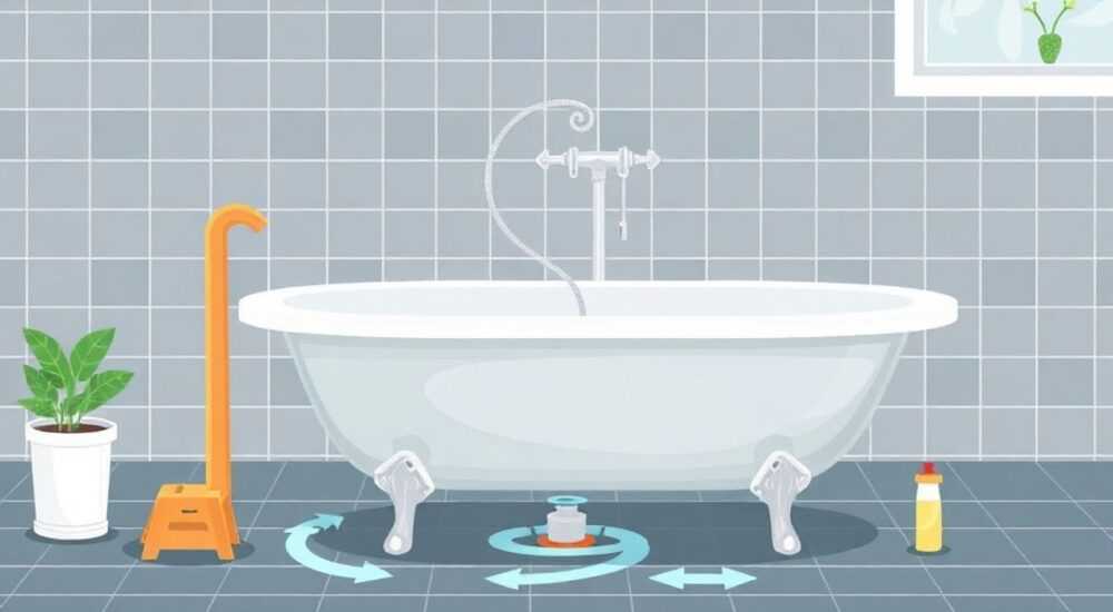 Как заменить слив в ванне