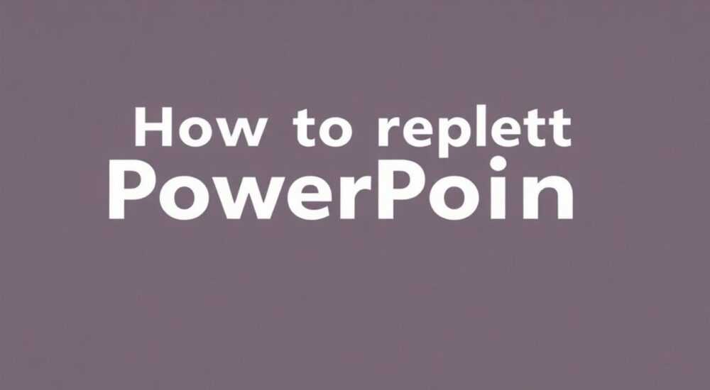 Как заменить весь шрифт в презентации powerpoint