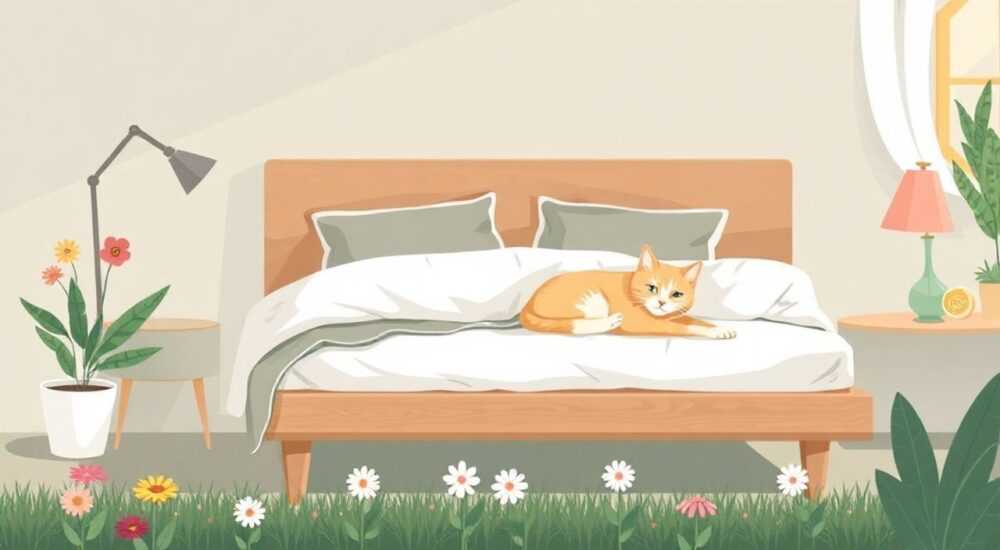 Как защитить клумбу от кошек