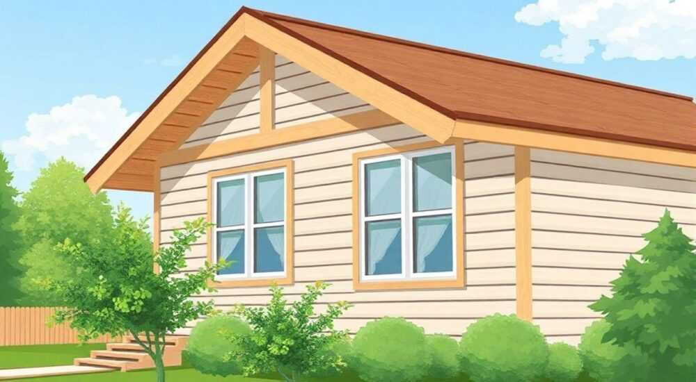 Как зашить карниз деревянного дома доской