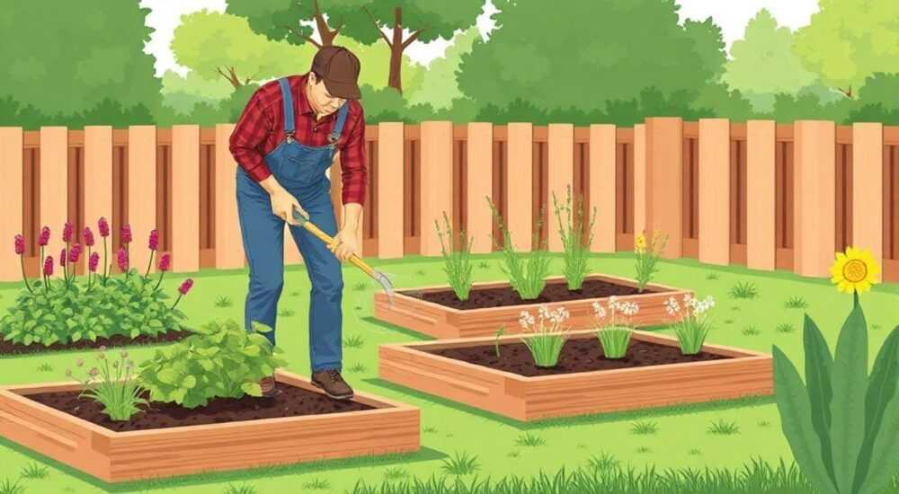Как засыпать высокие грядки
