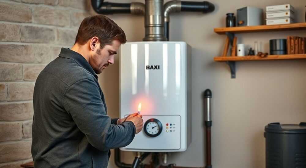 Как зажечь колонку baxi