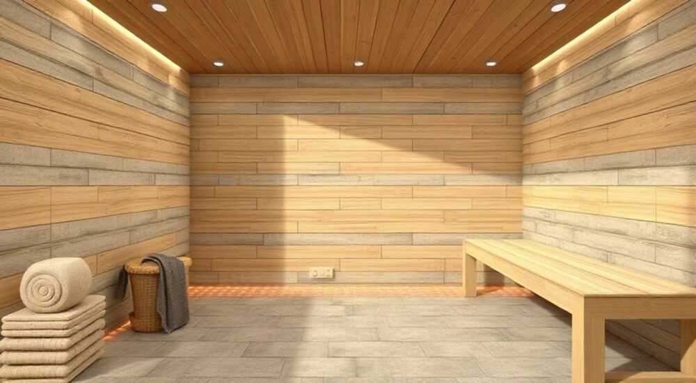 Какая плитка лучше для бани с теплым полом