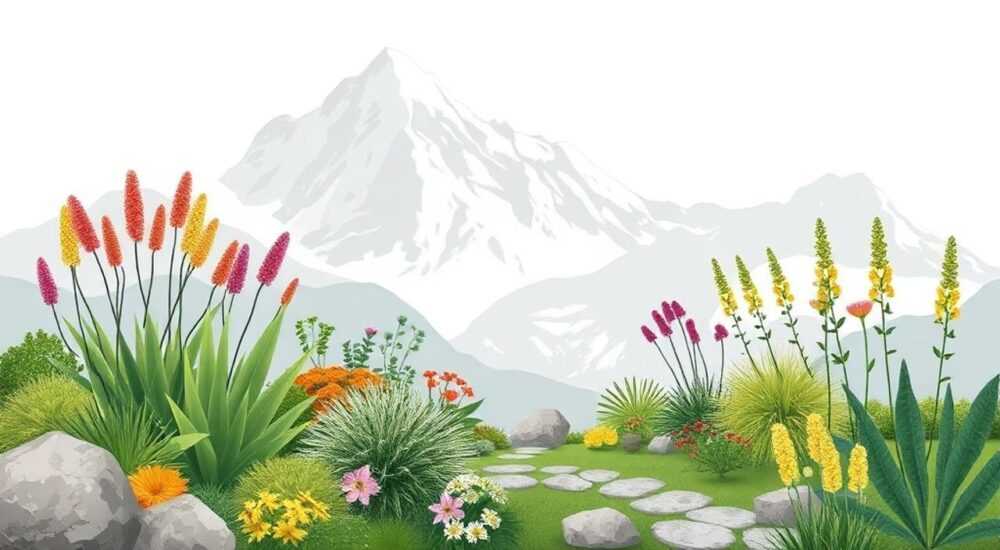 Какие растения используют для альпийской горки
