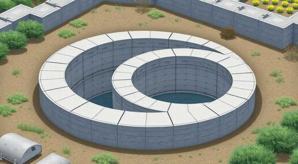 Какие размеры бетонные кольца бывают для канализации