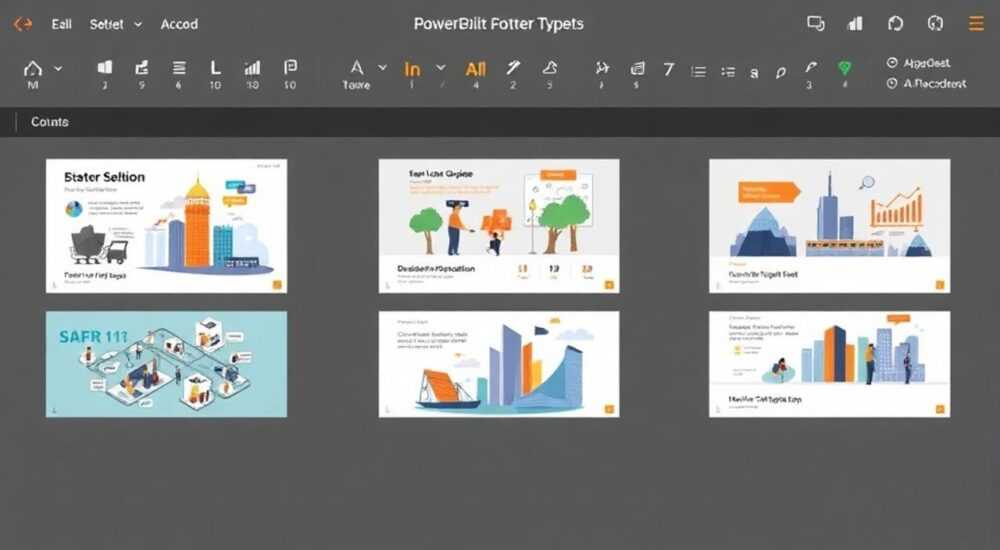 Какие типы слайдов доступны в powerpoint