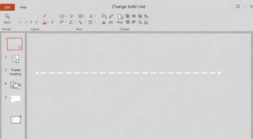 Какой кнопкой панели рисование в программе powerpoint можно заменить сплошную линию на пунктирную