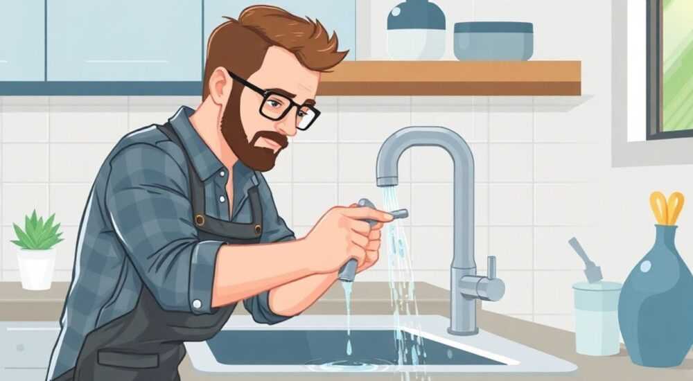 Капает кран на кухне питьевой как починить