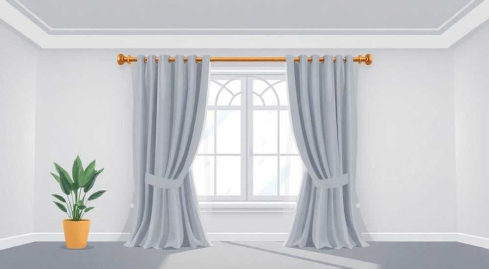 Карниз на люверсах минусы в чем