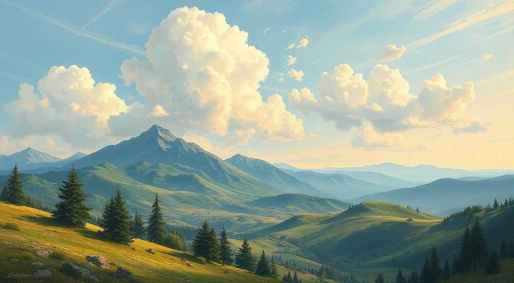 Картина ландшафт