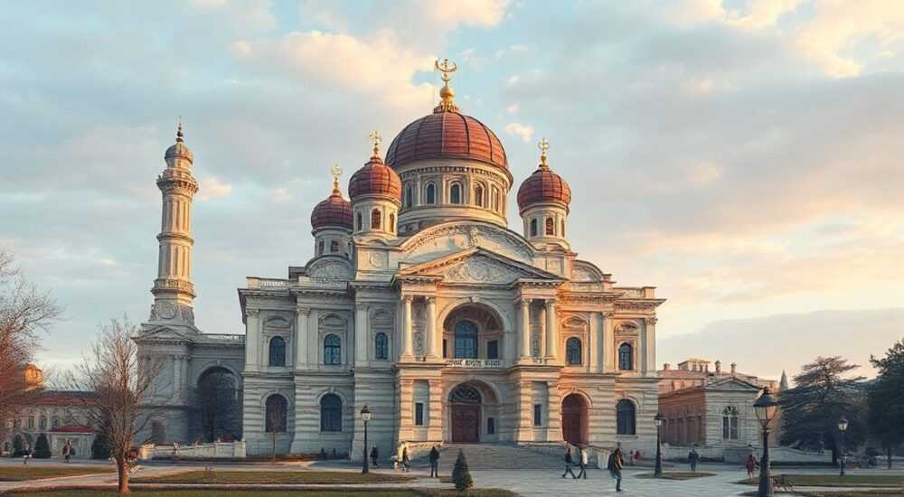 Казанский собор стиль архитектуры