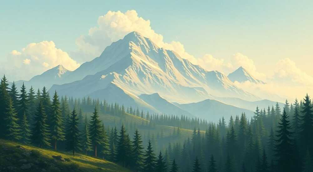 Климат и ландшафт в лесу