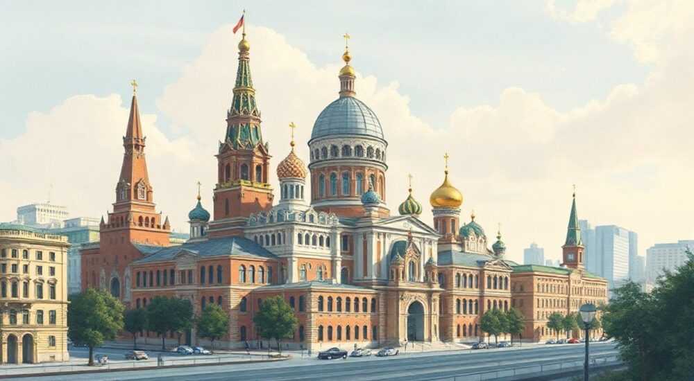Книга архитектура москвы
