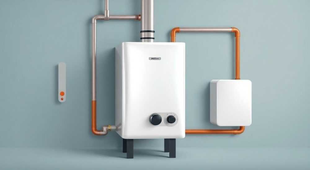 Коаксиальный газовый котел для отопления частного