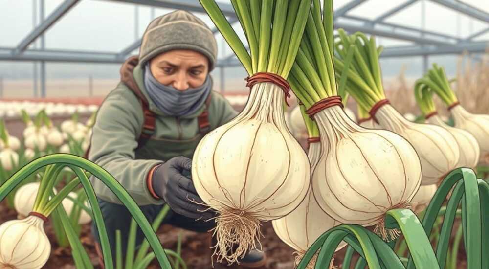 Когда лук убирать с грядки на зиму