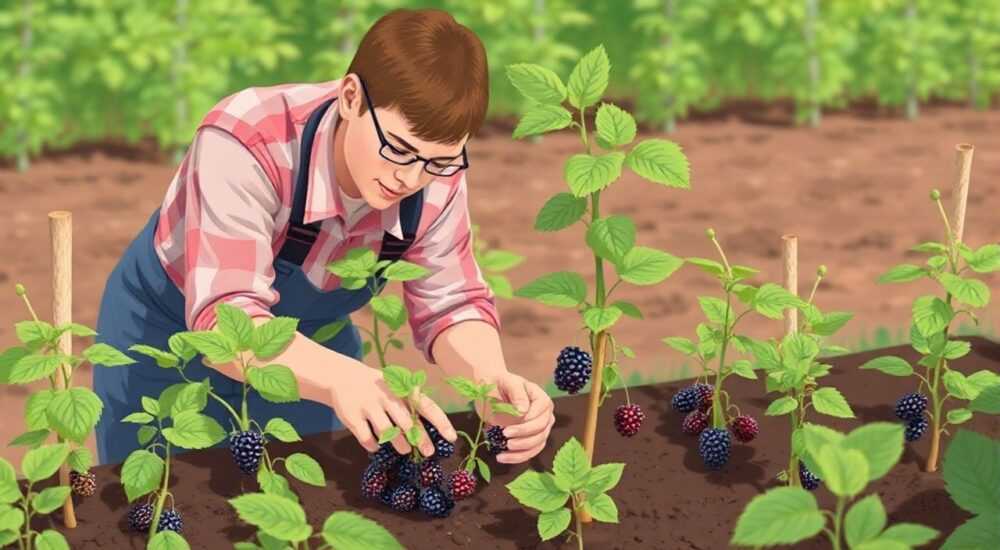 Когда сажать саженцы ежевики