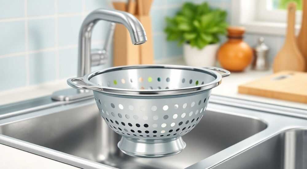Коландер для кухонной мойки что это