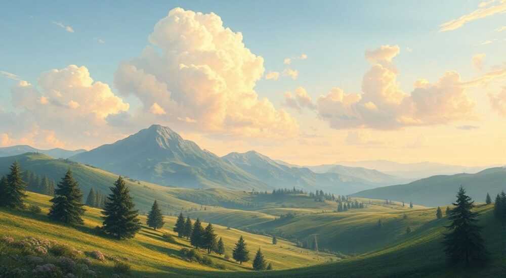 Красивый ландшафт участка