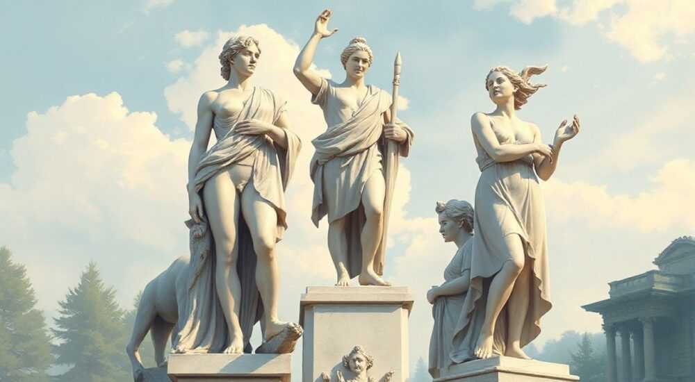 Кто в архитектуре обычно дополняет мужскую статую атлантов