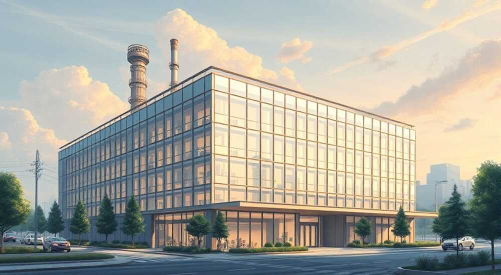 Курсовая работа по архитектуре промышленное здание