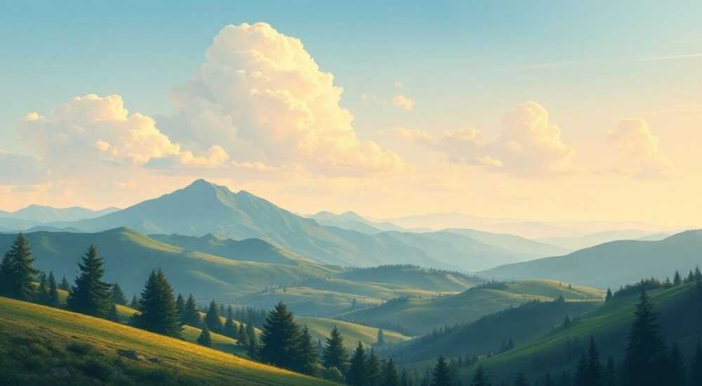 Ландшафт для фотошопа