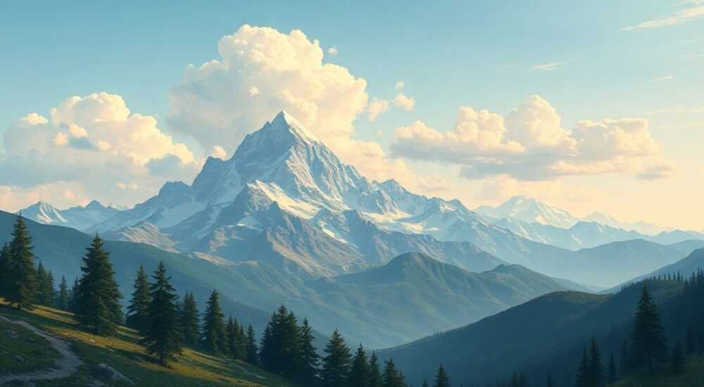 Ландшафт гор