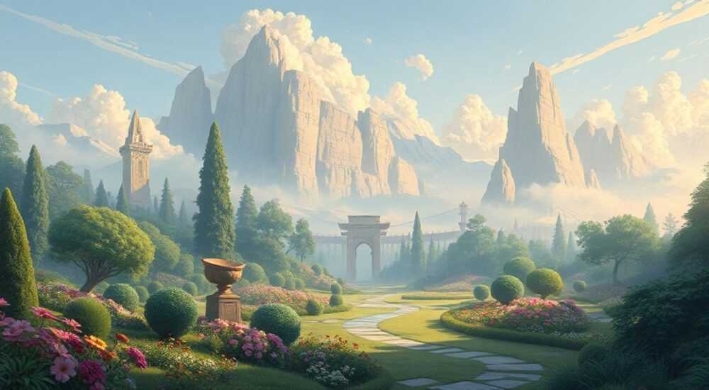 Ландшафт immortal gardens