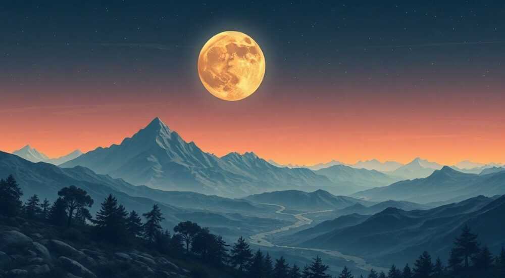 Ландшафт луны