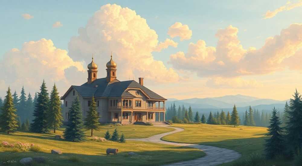 Ландшафт русской усадьбы
