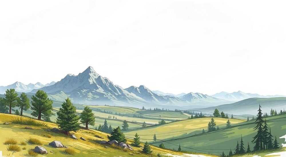 Ландшафт скетчап