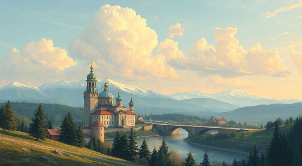 Ландшафт в русском стиле