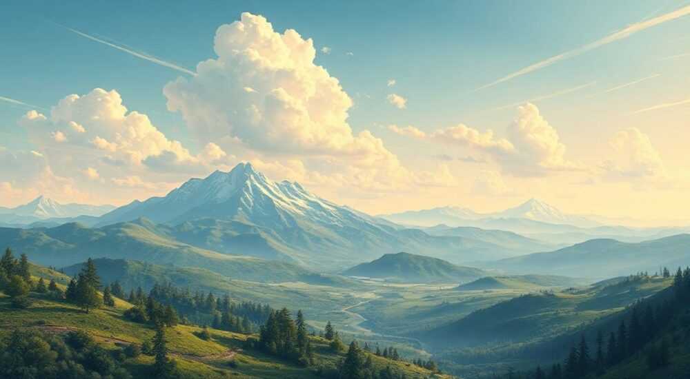Ландшафт земли