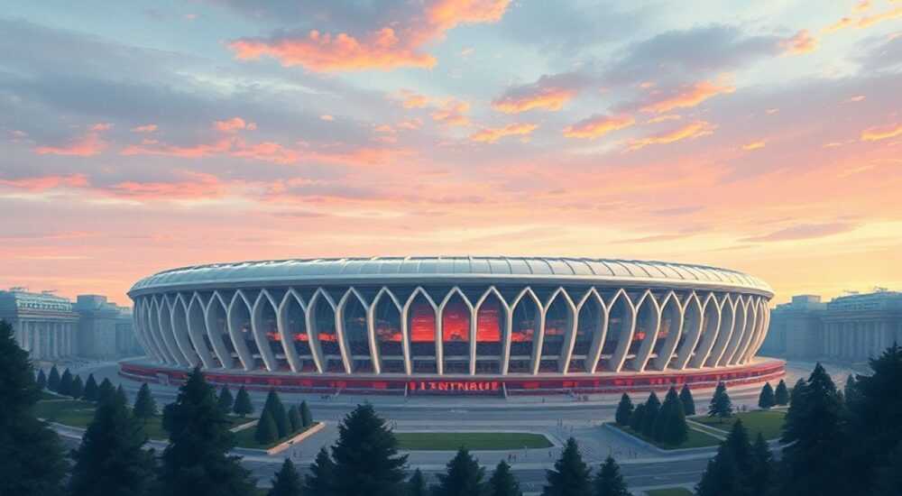 Лужники архитектура