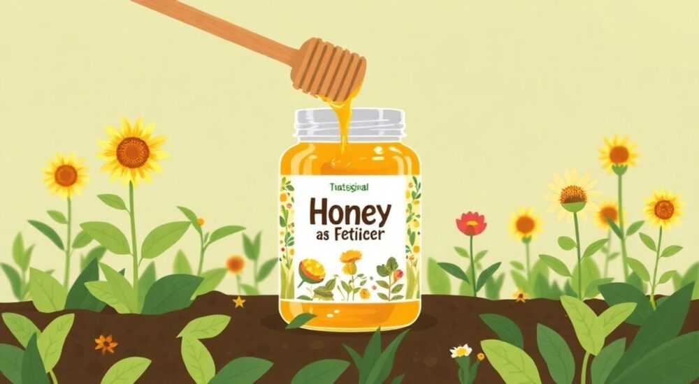 Мед как удобрение для растений в огороде