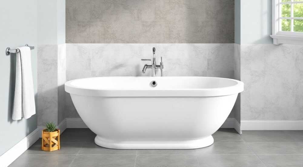 Между ванной и стеной большая щель чем