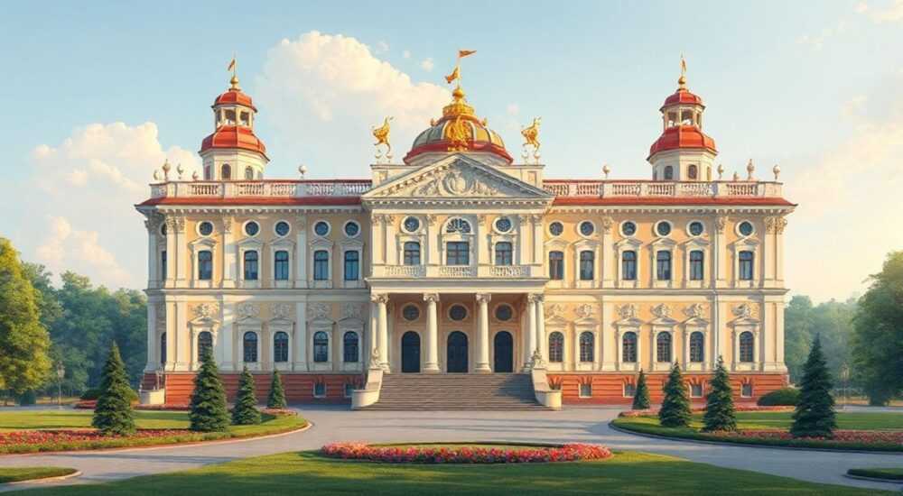 Михайловский дворец стиль архитектуры