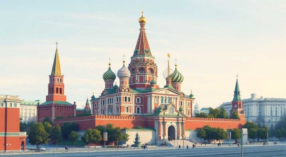 Московский кремль архитектура