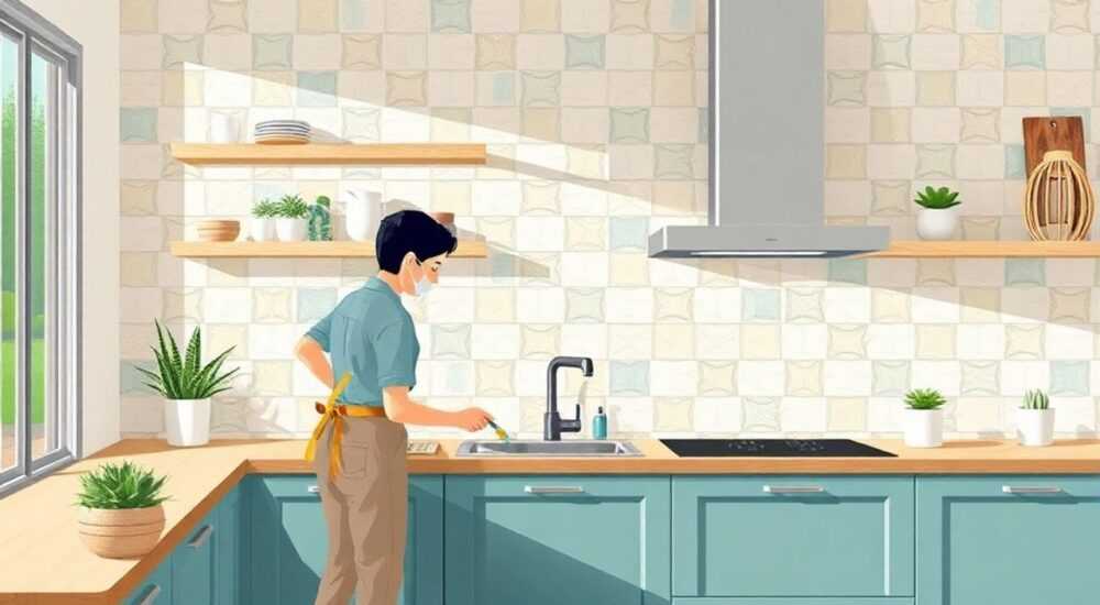 Можно ли покрасить плитку на кухне кафельную стене и чем