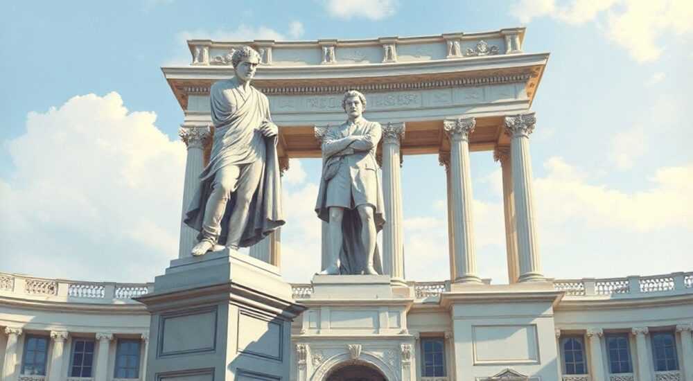 Мужские статуи служившие опорой в архитектуре