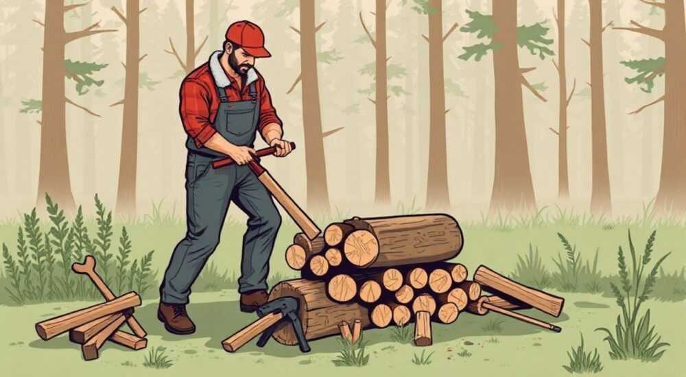 На чем рубить дрова на даче