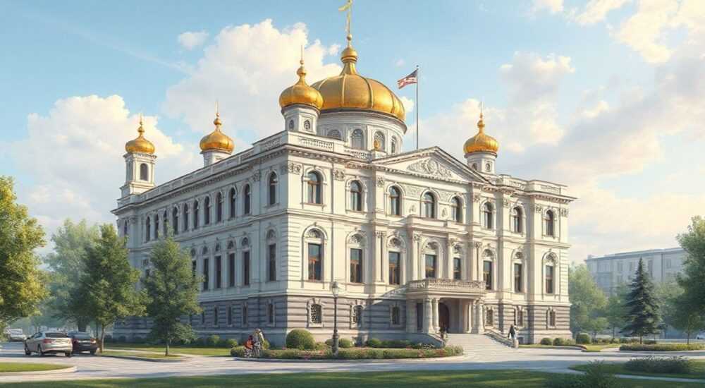 Новый русский стиль в архитектуре